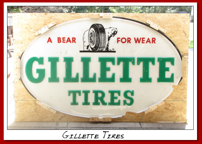 Gillette Tires sign